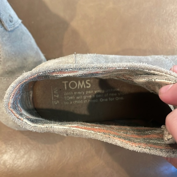 WOMENS COLETTE WEDGE ANKLE BOOT - TOMS 7.5 - Picture 5 of 5